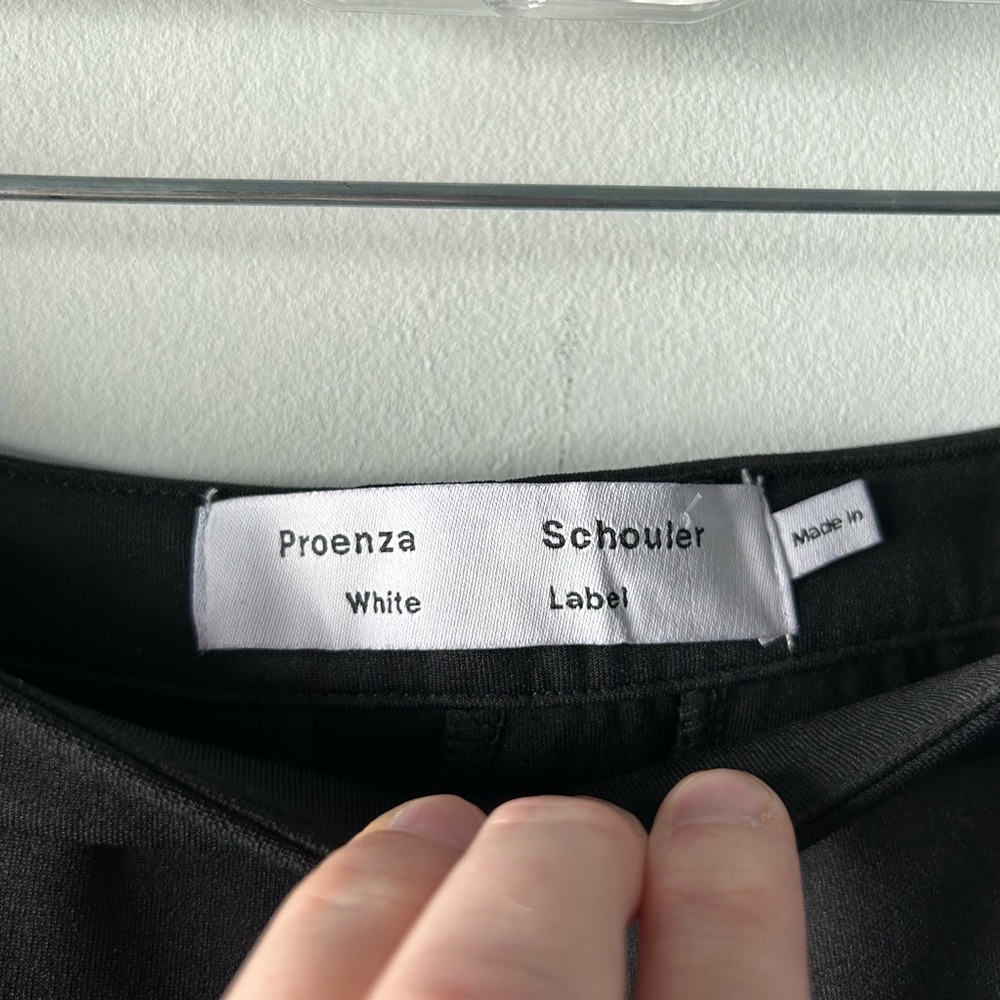 Proenza Schouler black cropped flare pants - Picture 2 of 4
